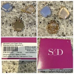 Stella & Dot Gold Momento Love Charms
